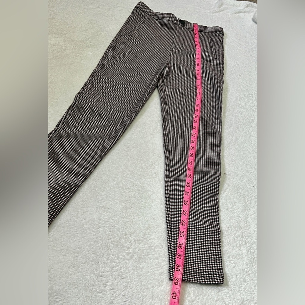Zara Plaid Houndstooth High Waisted Skinny Pant - Medium (28") - Picture 5 of 12